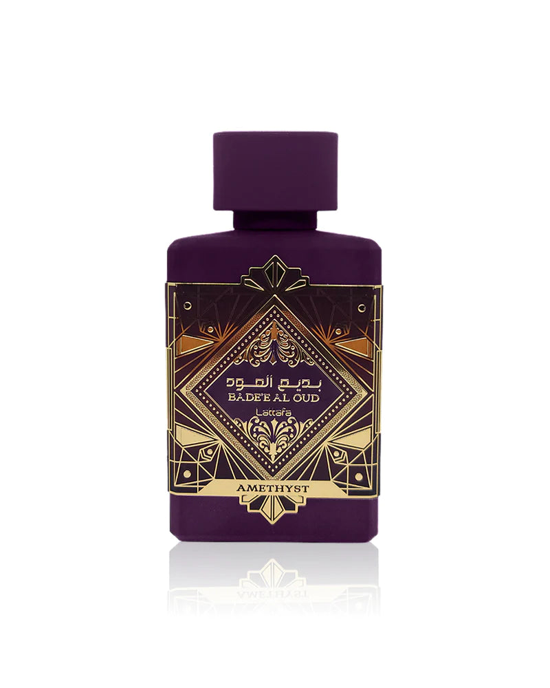 Badee Al Oud Amethyst | Eau De Parfum 100ml | by Lattafa Atomic Rose