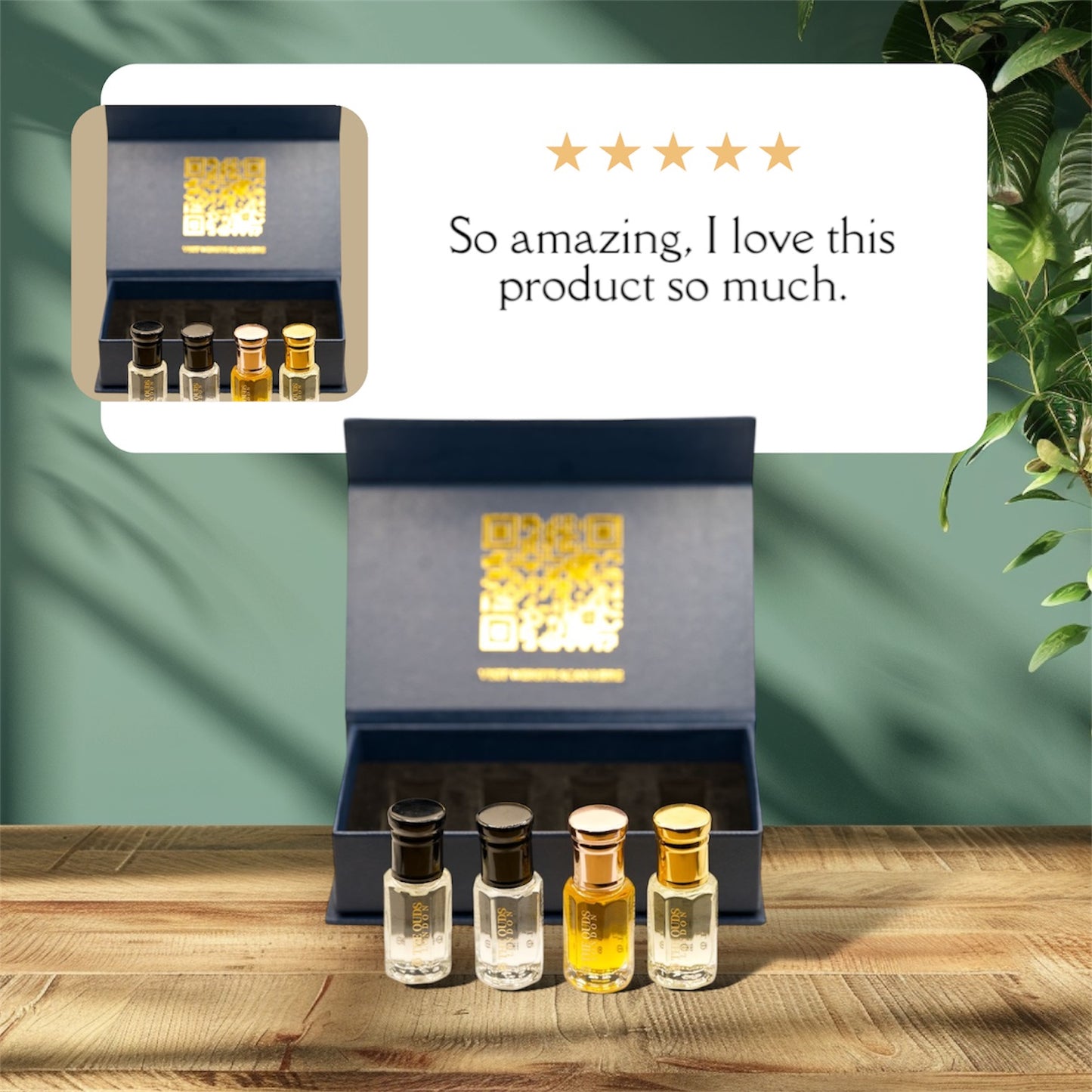 Designer Inspired Unisex Perfume Oil Gift box 4 x 6ml