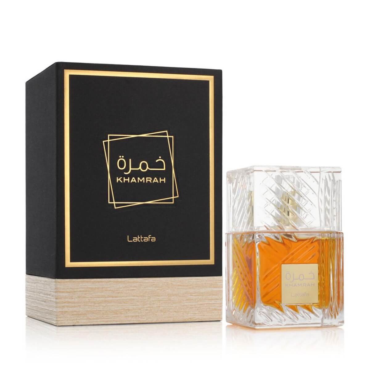 Khamrah Eau De Parfum 100ml By Lattafa Perfume Amber Vanilla Woody Scent