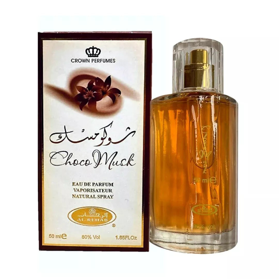 Chocolate Choco Musk 50ml EDP Al Rehab Crown Perfumes Attar Perfume