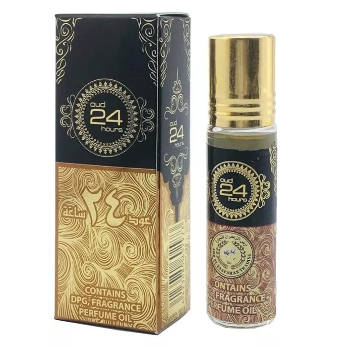 Oud 24 Hours Concentrated Perfume Oil by Ard Al Zaafaran Floral Wood 10ml