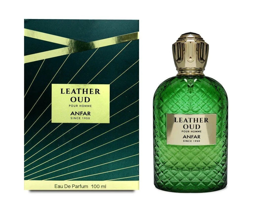 Anfar Leather Oud by Anfar, Eau De Parfum Spray 3.4 oz For Men