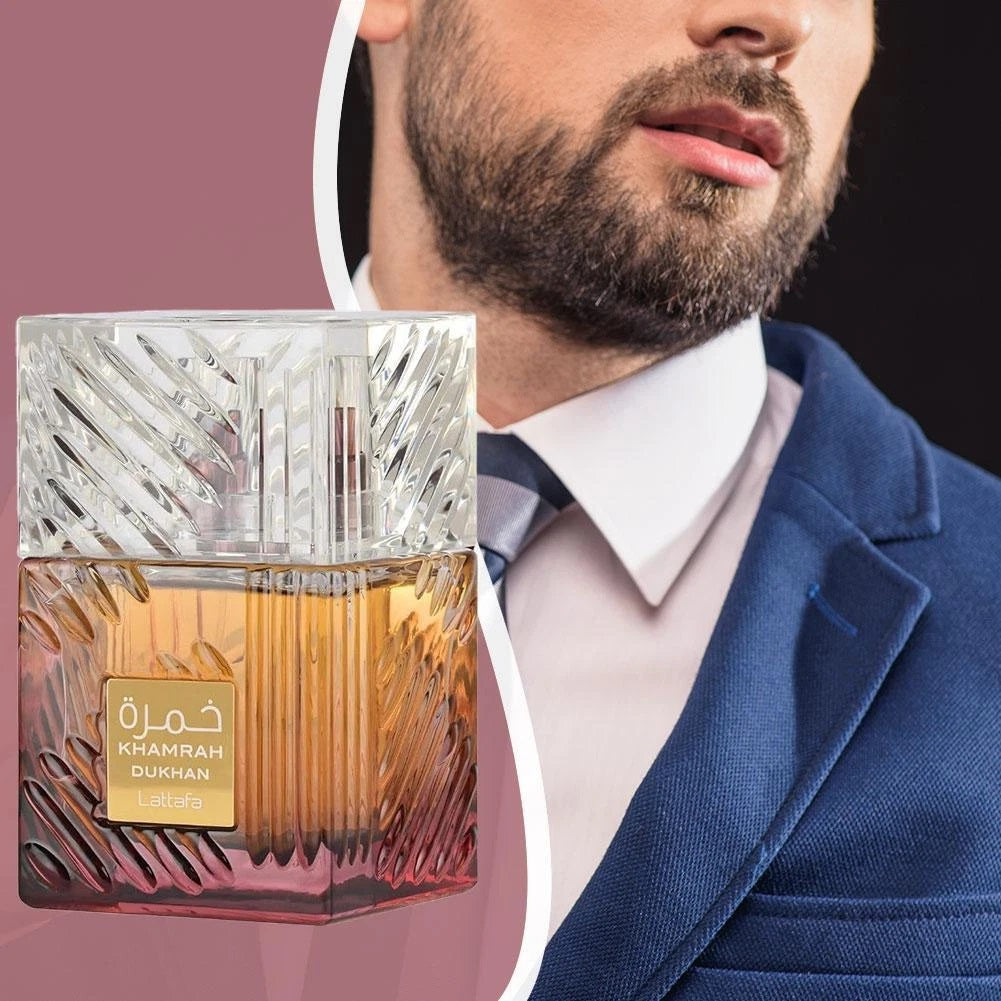 Khamrah Dukhan EDP Perfume By Lattafa 100 ML -NEW RELEASE Smoky Spicy Pimento