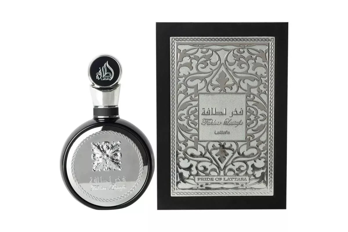 Fakhar silver Lattafa 100ml for men Beatiful fragrance