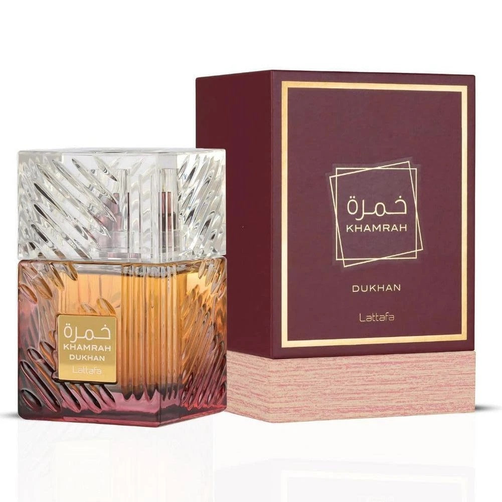 Khamrah Dukhan EDP Perfume By Lattafa 100 ML -NEW RELEASE Smoky Spicy Pimento