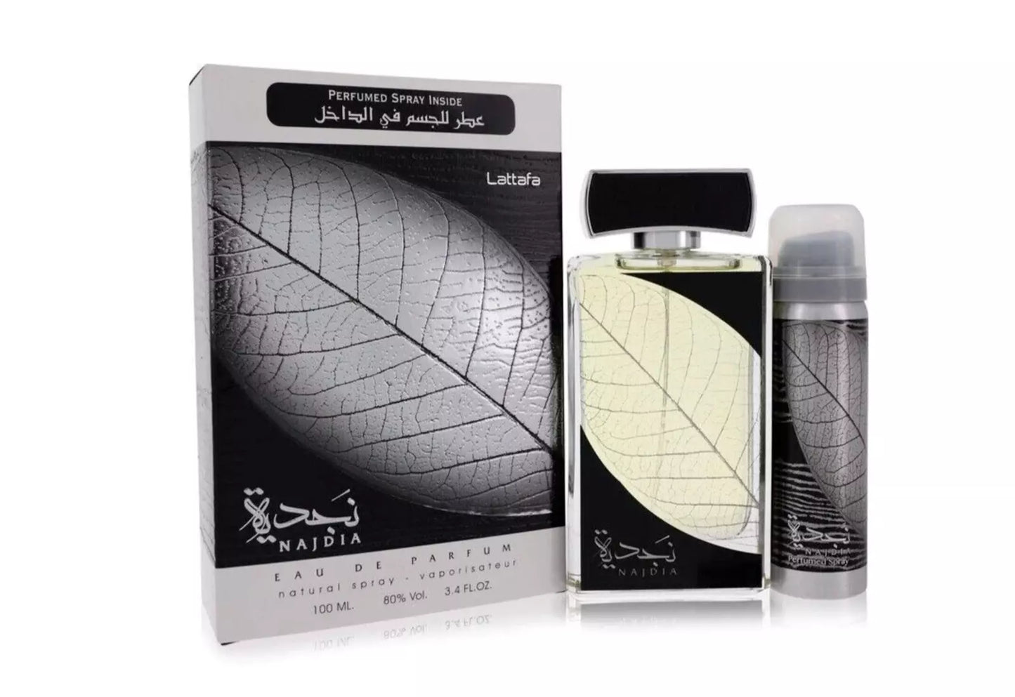 NAJDIA by LATTAFFA 100ml EDP with FREE DEODORANT SPRAY