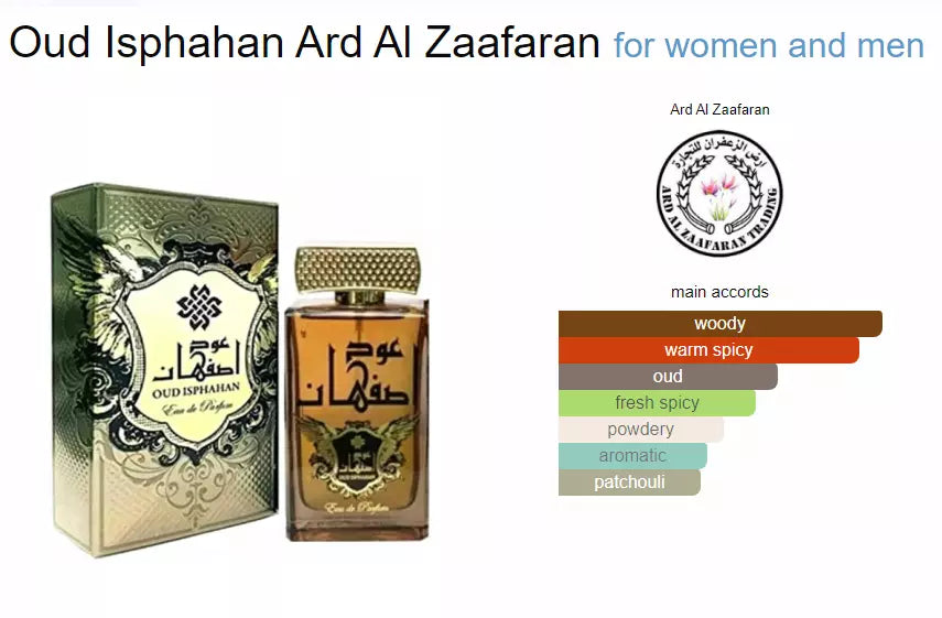 OUD ISPAHAN EDP SPRAY BY ARD AL ZAAFARAN 100ML