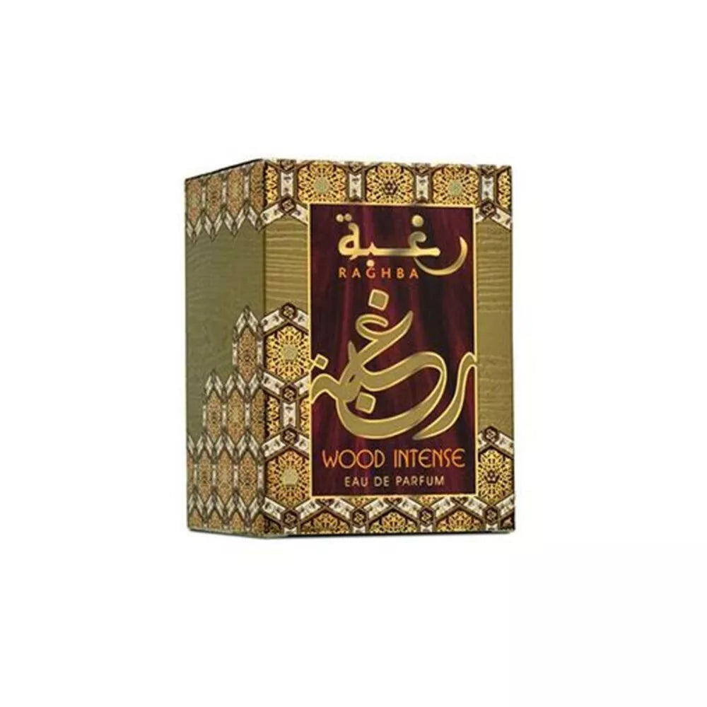 RAGHBA WOOD INTENSE By LATTAFA EDP SPRAY PERFUME FOR MEN & WOMEN 100ml