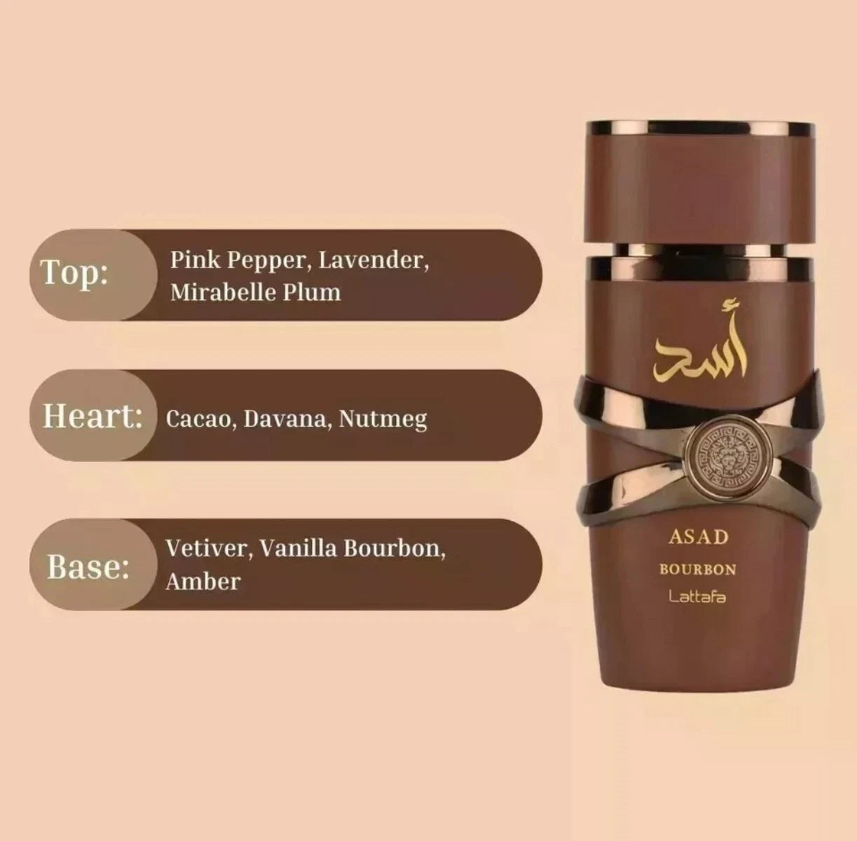 Asad Bourbon 100ml EDP by Lattafa - Luxurious Men’s Fragrance