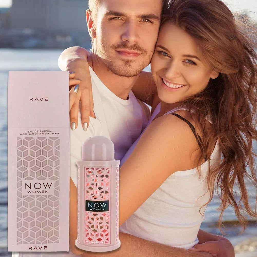 Now Women Rave Pink Perfume by Lattafa Eau De Parfum 100ml Fragrance