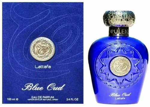 Opulent Blue Oud By Lattafa Eau de Parfum Unisex Perfume Scent Spray 100 ml