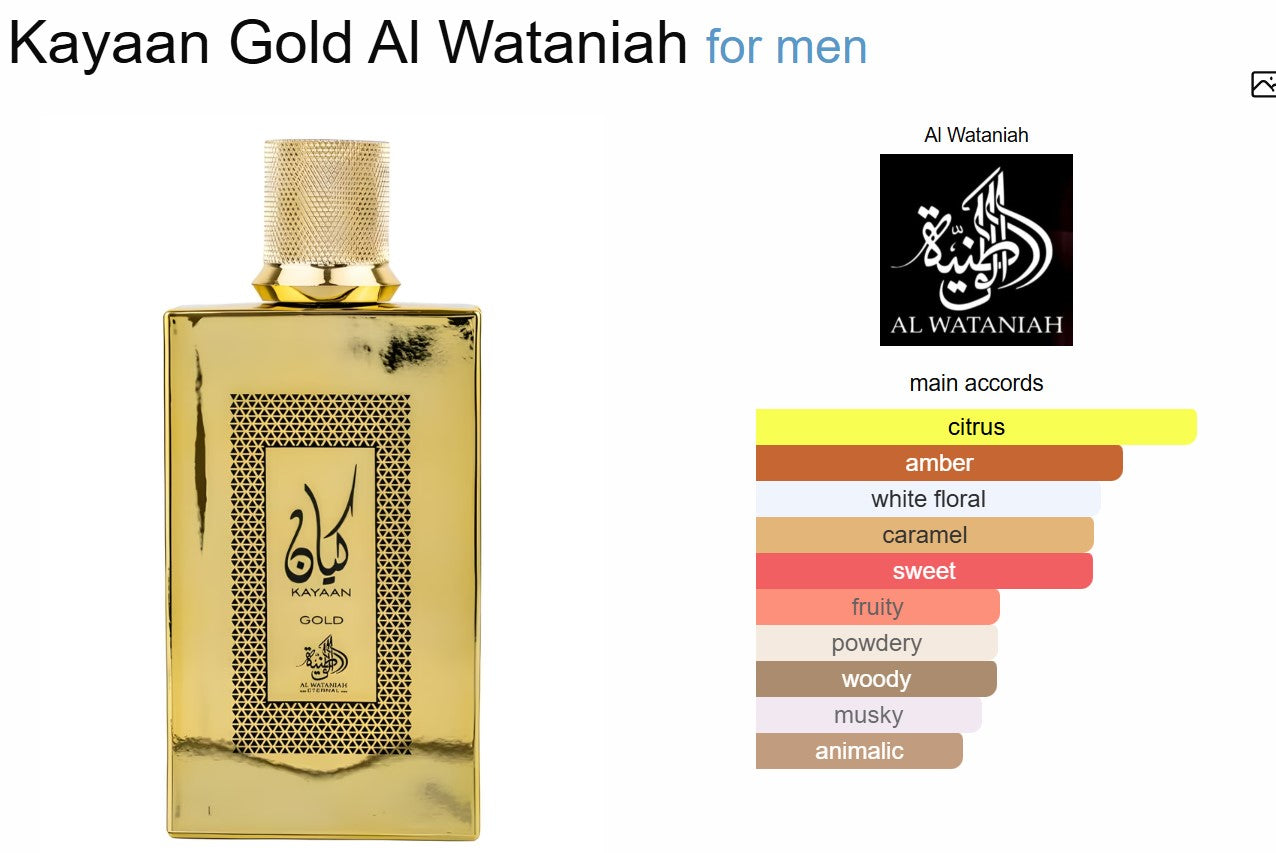 Kayaan Gold EDP Perfume 100 ml