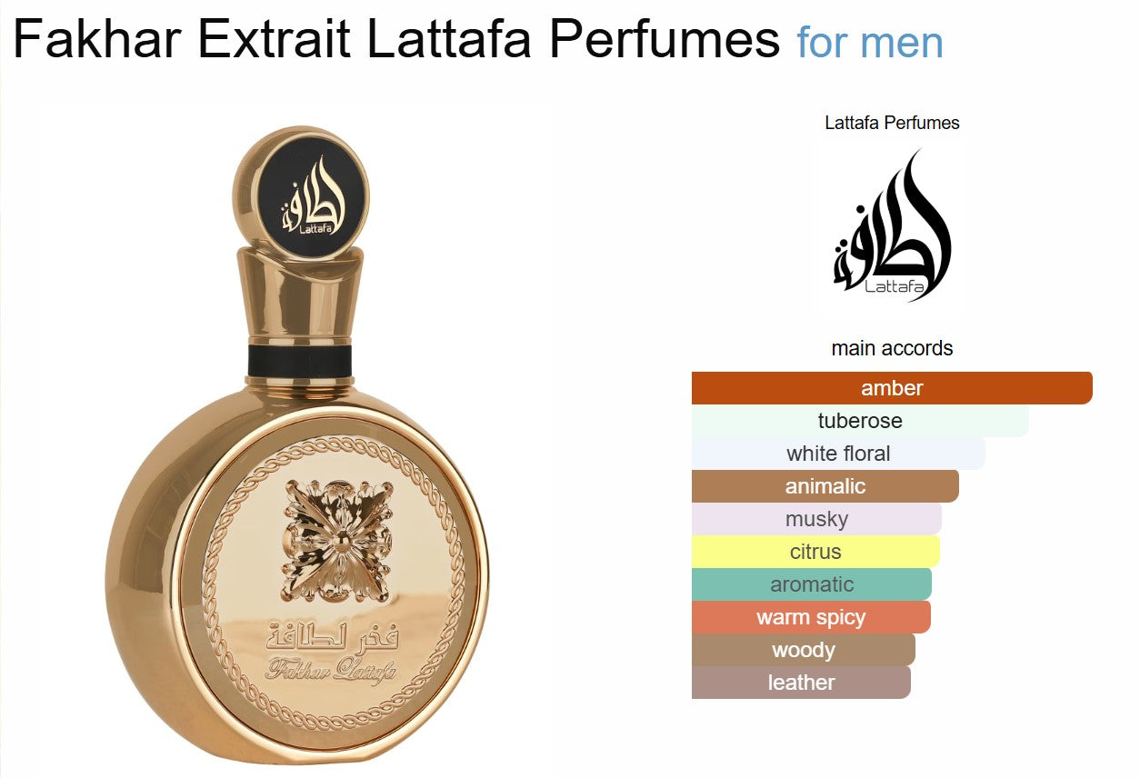 Fakhar Gold Extrait Lattafa Perfumes for men