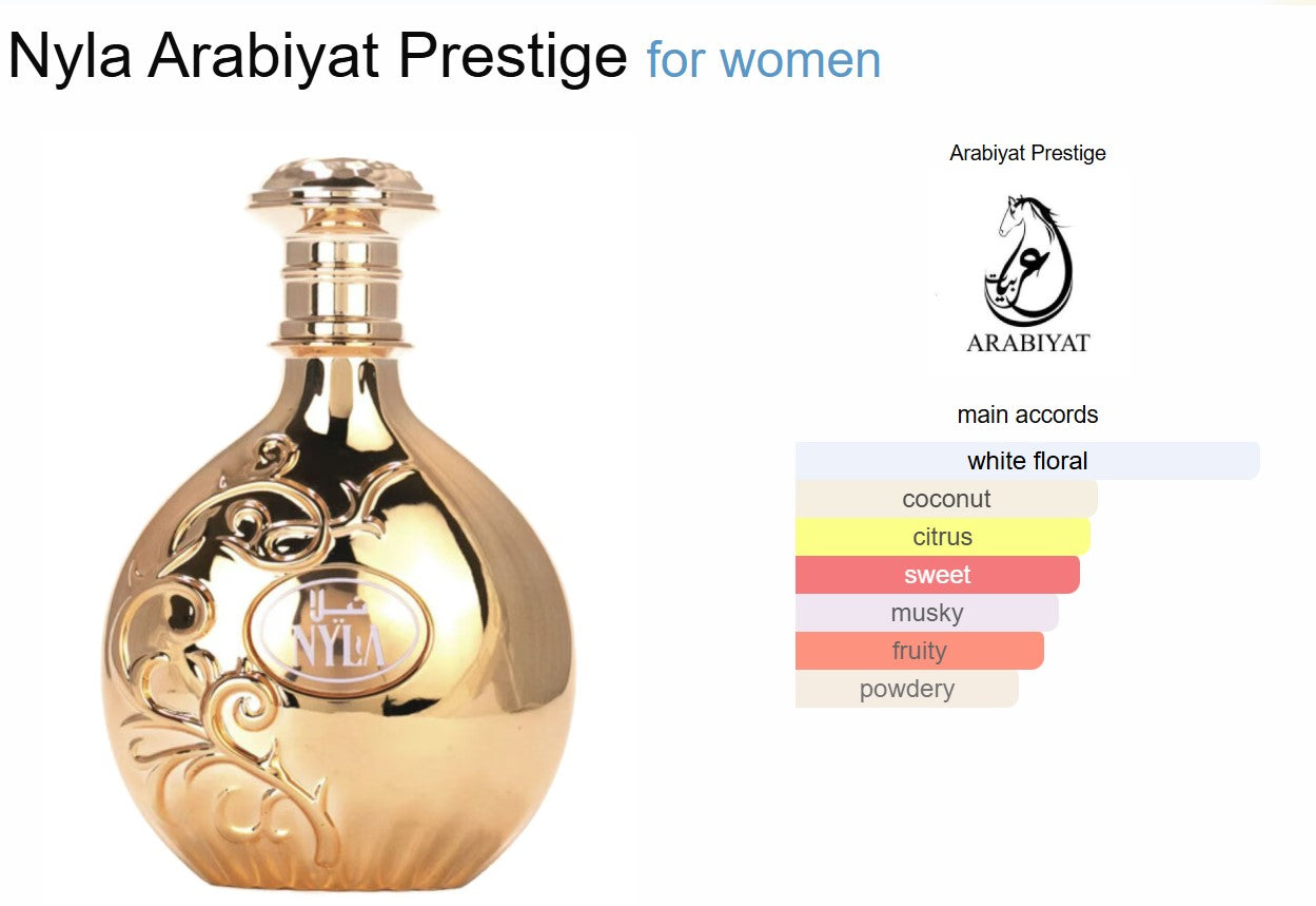 Nyla Arabiyat Prestige for women