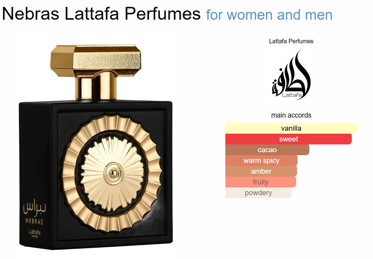 Nebras Perfume 100ml EDP Lattafa Pride