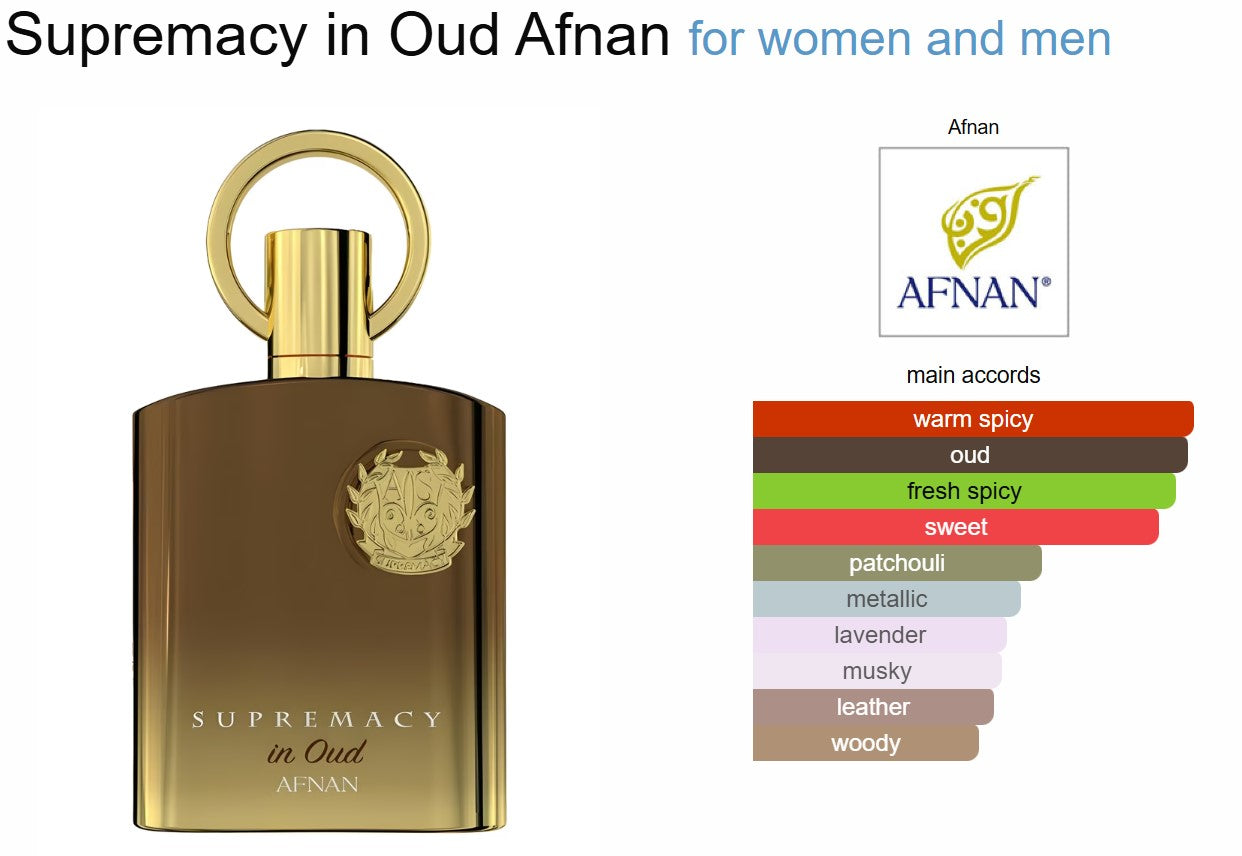 Supremacy In Oud Perfume 100ml EDP BY Afnan