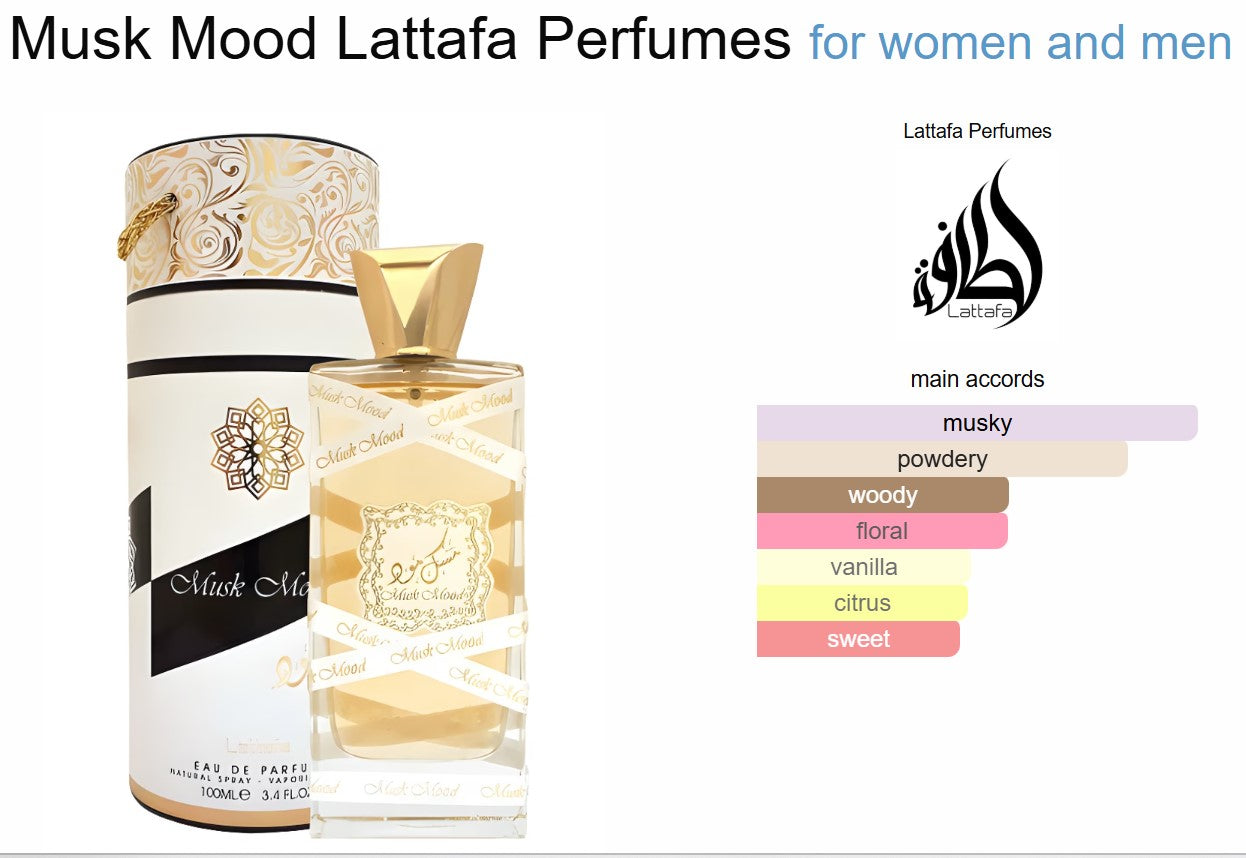 Musk Mood Perfume 100ml EDP Lattafa
