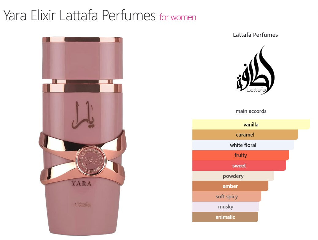 Yara Elixir EDP 100ml Perfume for Women