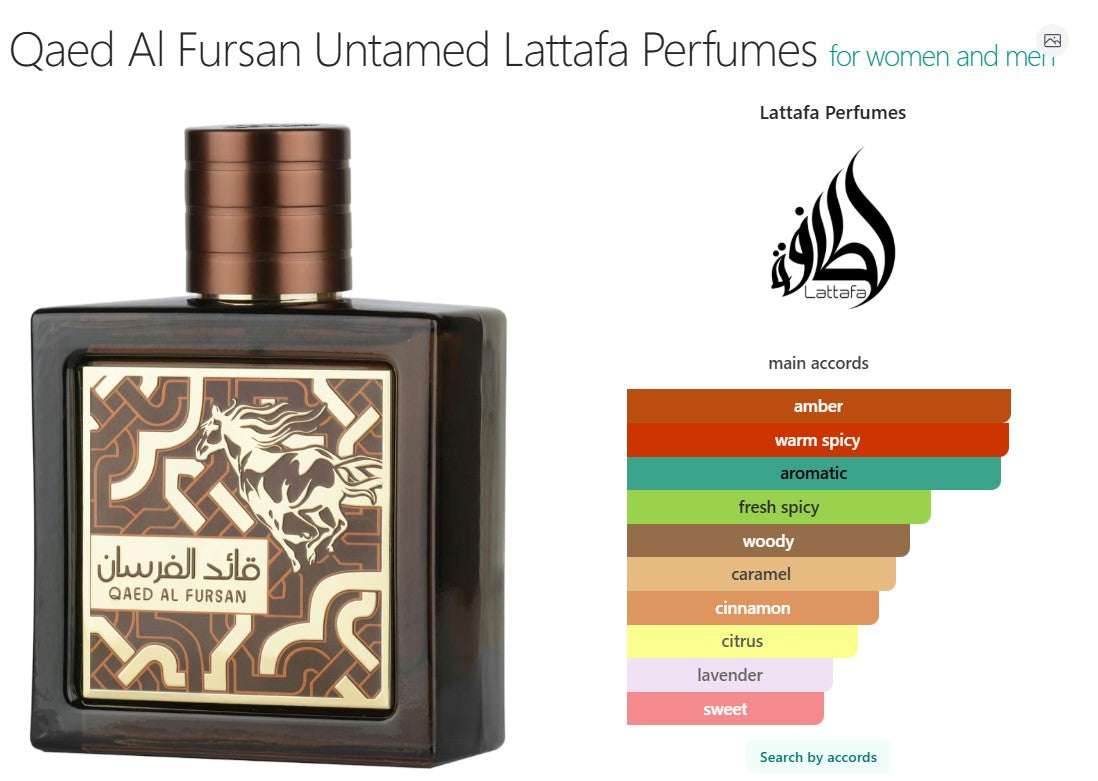 Qaed Al Fursan Untamed Perfume 90ml EDP Lattafa