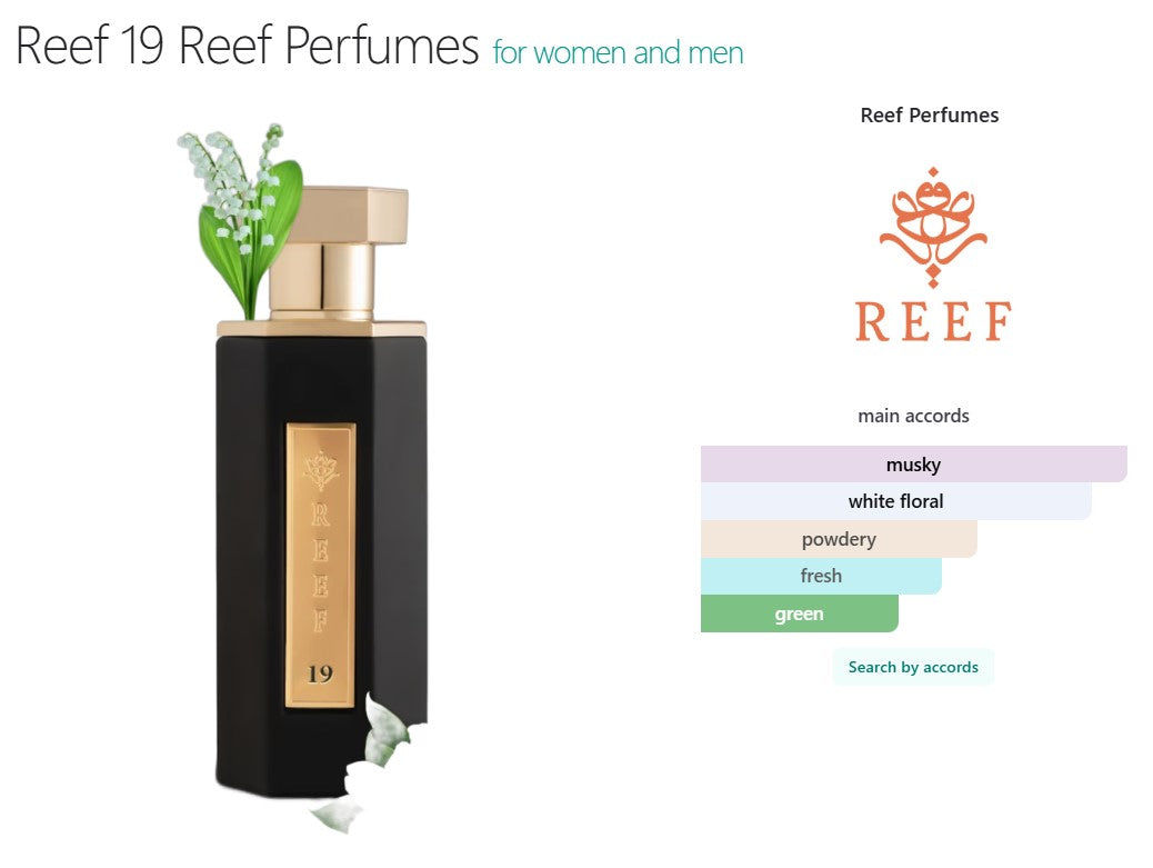 REEF 19 EDP 100ml Classic Perfume