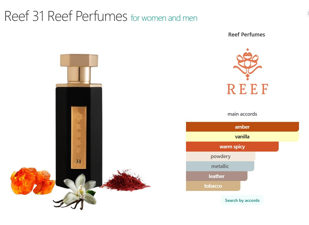 REEF 31 EDP 100ml Classic Perfume