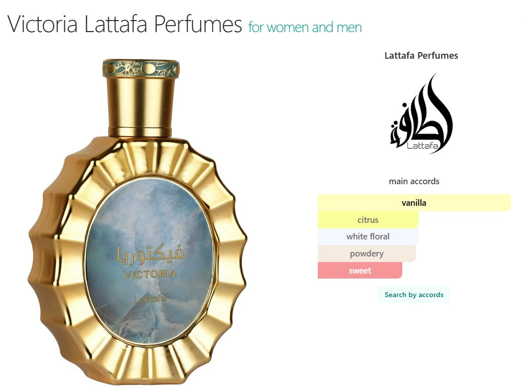 Victoria Perfume by Lattafa 100ml EDP