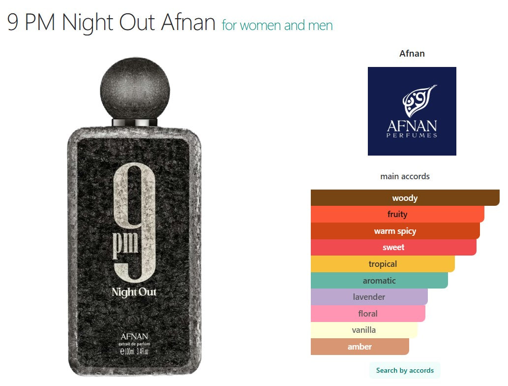 9pm Night Out 100ml Extrait de Parfum by Afnan