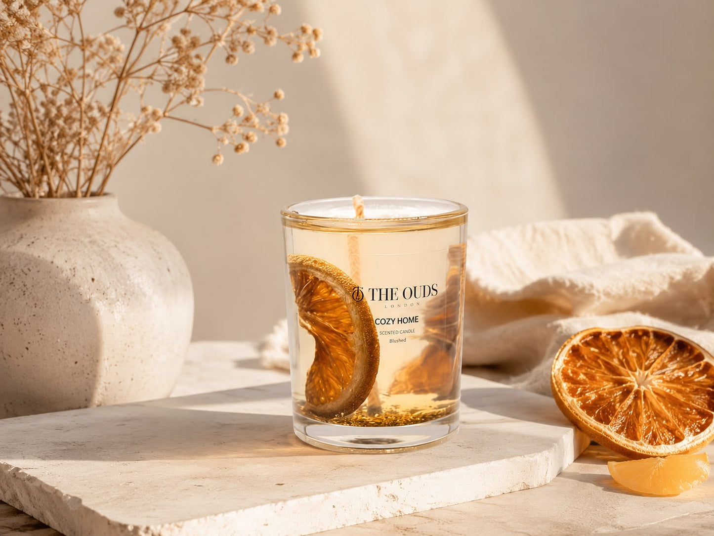 Cozy Home Orange Scented Candle