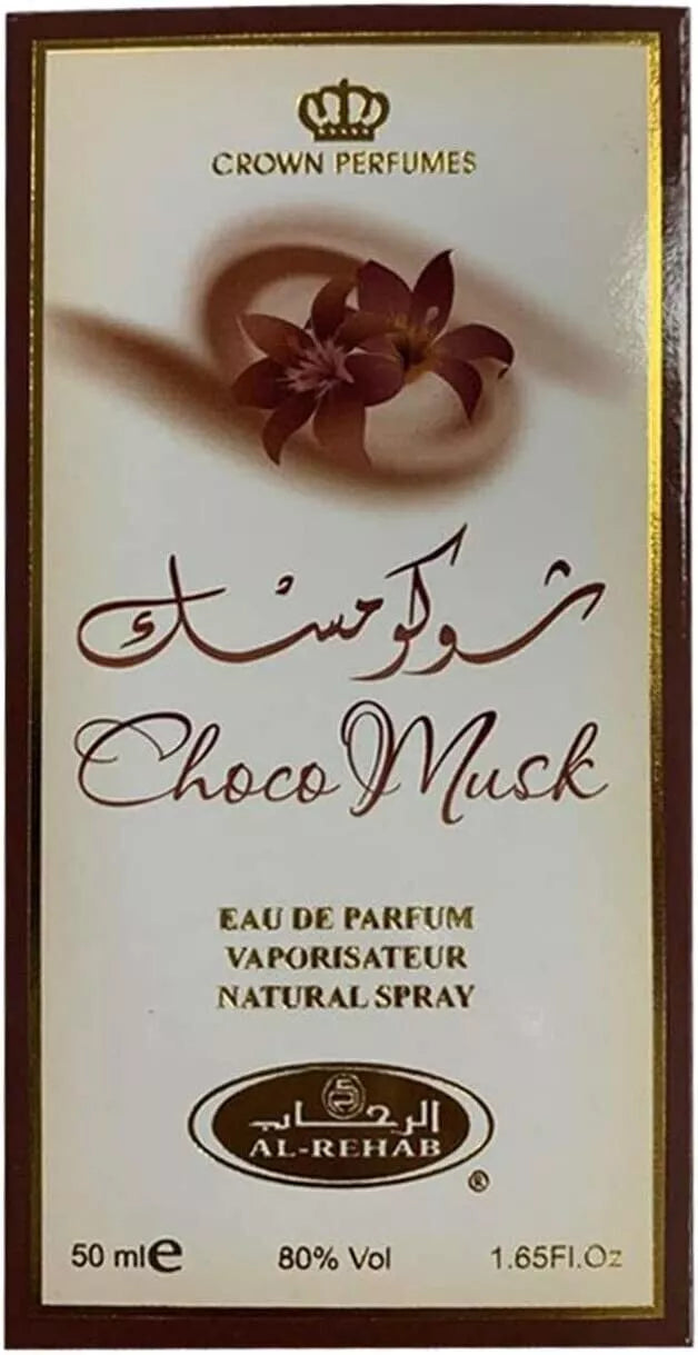 Chocolate Choco Musk 50ml EDP Al Rehab Crown Perfumes Attar Perfume