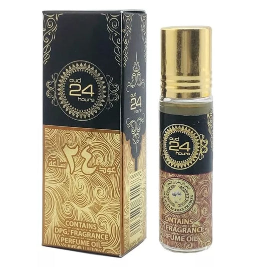Oud 24 Hours Concentrated Perfume Oil by Ard Al Zaafaran Floral Wood 10ml