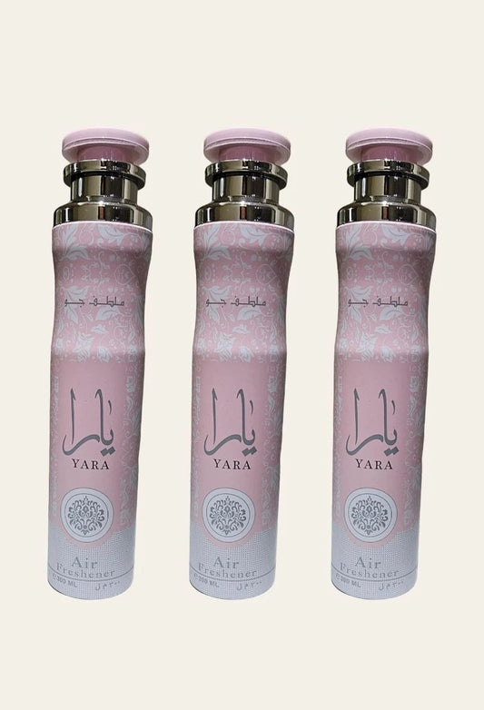 3 X YARA Lattaffa Air Freshener Spray 300ML by Lattafa