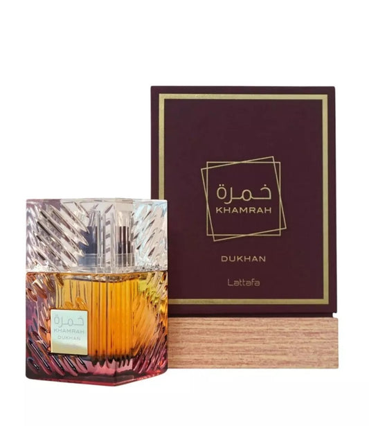 Khamrah Dukhan EDP Perfume By Lattafa 100 ML -NEW RELEASE Smoky Spicy Pimento
