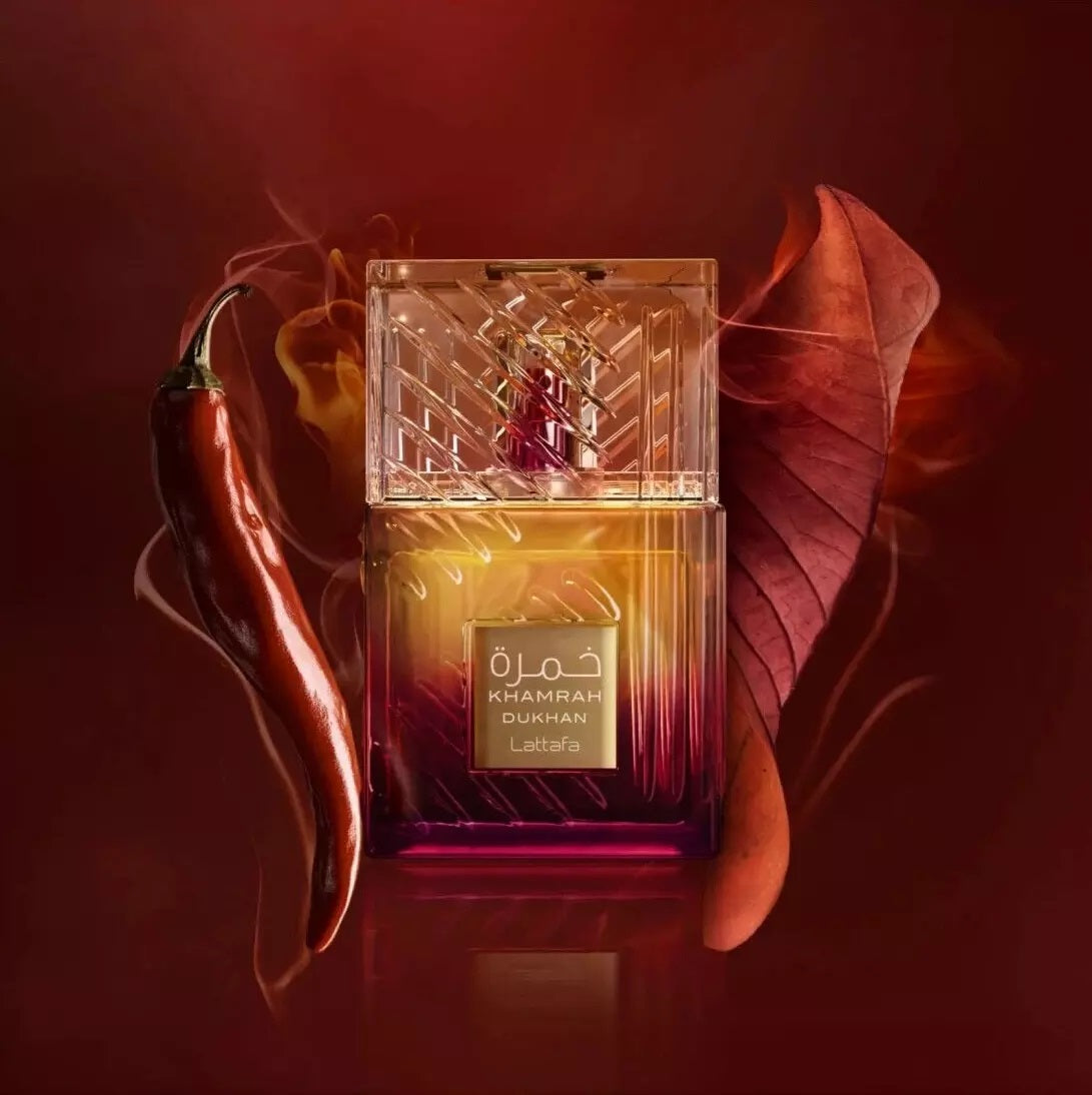 Khamrah Dukhan EDP Perfume By Lattafa 100 ML -NEW RELEASE Smoky Spicy Pimento