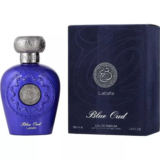 Opulent Blue Oud By Lattafa Eau de Parfum Unisex Perfume Scent Spray 100 ml