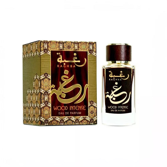RAGHBA WOOD INTENSE By LATTAFA EDP SPRAY PERFUME FOR MEN & WOMEN 100ml