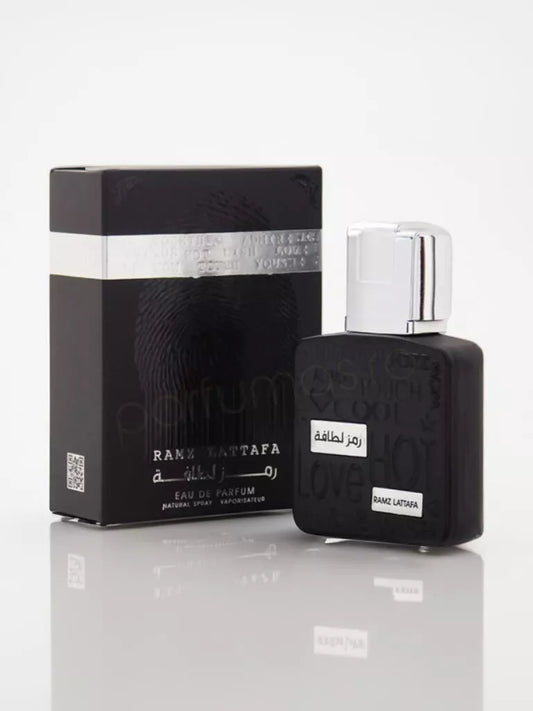 RAMZ LATTAFA SILVER BY LATTAFA 100ML ARABIAN AMBER WOOD NOTES EDP PERFUME SPRAY