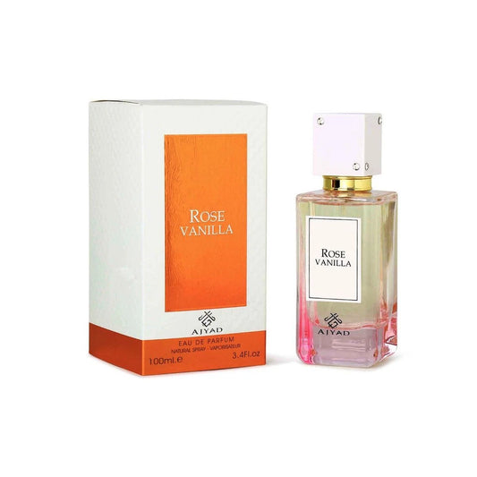 Rose Vanilla by Ajyad 100ml Eau de Parfum Spray Women Arabian Perfume