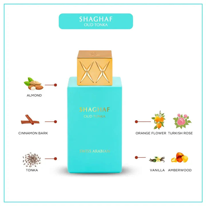 Shaghaf Oud Tonka Eau De Parfum 75 ml by Swiss Arabian